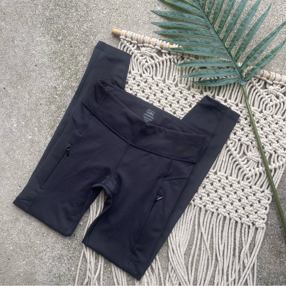 Athleta Girl Black Leggings Size Large / 12